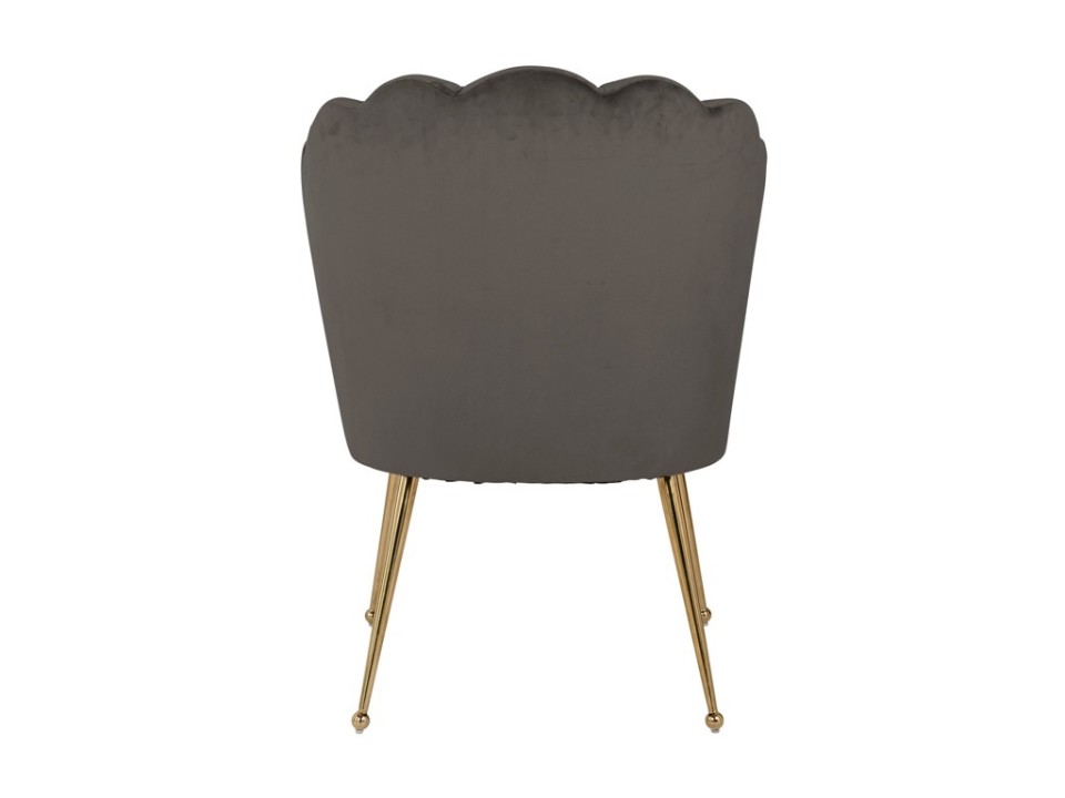 RICHMOND krzesło PIPPA STONE - welur, podstawa złota - Richmond Interiors